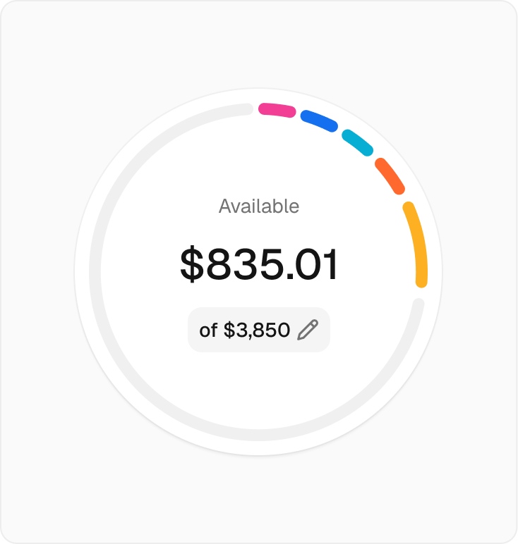 Pile: Setup and customize your budget