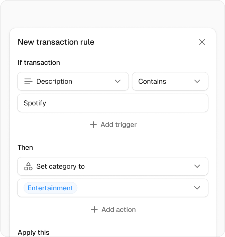Pile: Automate your transactions, your way
